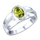 Ringe - Damenring mit echt Peridot und synth. Zirkonia, in Größe 160 bis 220, in Farbe  – Ansicht 2