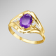 Ringe - Damenring mit echt Amethyst, in Größe 160 bis 220, in Farbe  – Ansicht 1