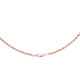 Halsketten - Stilvolle Kordel-Halskette in Roségold – Ansicht 2 Halsketten - Stilvolle Kordel-Halskette in Roségold, in Farbe  – Ansicht 2