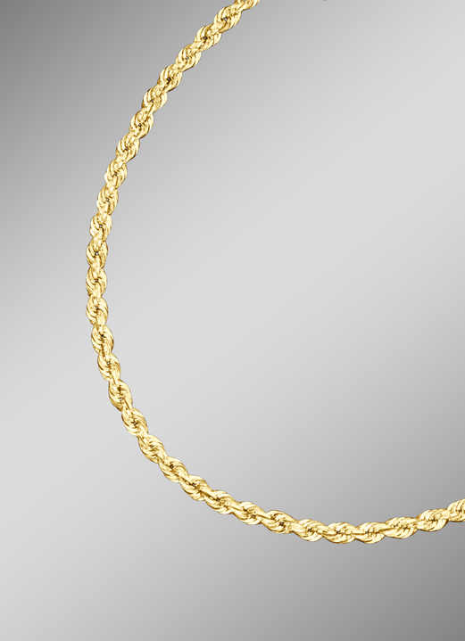 - Elegante Kordelkette aus Gold, in Farbe  Ansicht 1