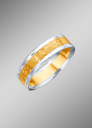 Trauringe - Trauring in Bicolor, in Größe 160 bis 240, in Farbe  – Ansicht 