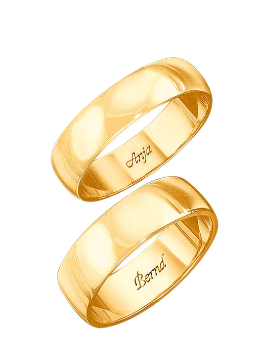 Trauringe - Schwerer, glänzender Trauring Ansicht 2 Trauringe - Schwerer, glänzender Trauring, in Größe 160 bis 240, in Farbe  Ansicht 2