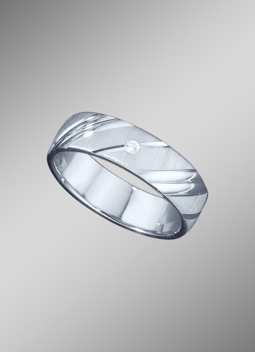 Trauringe - Trauring aus Silber, in Größe 160 bis 240, in Farbe , in Ausführung Ohne Zirkonia Ansicht 3