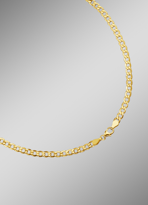 Halsketten - Diamantierte Panzerkette, 4 mm stark, in Farbe