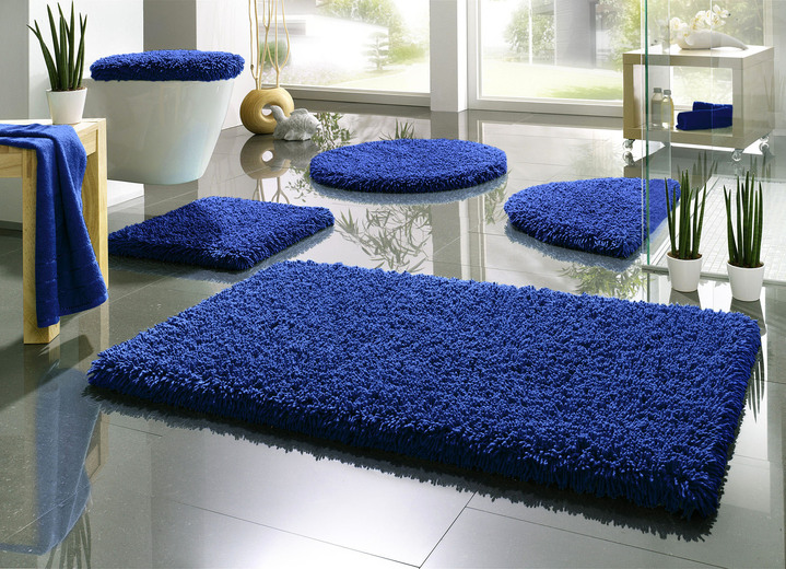 Badgarnituren - Badgarnitur, für Fußbodenheizung geeignet, in Größe 100 (Vorleger halbrund, 50/ 80 cm) bis 112 (Deckelbezug mit Kordel, 47/ 50 cm), in Farbe WEISS Ansicht 12