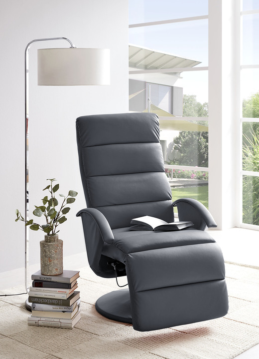 TV-Sessel / Relax-Sessel - Relax-Sessel mit stabilem Metallrahmen, in Farbe CREME Ansicht 3