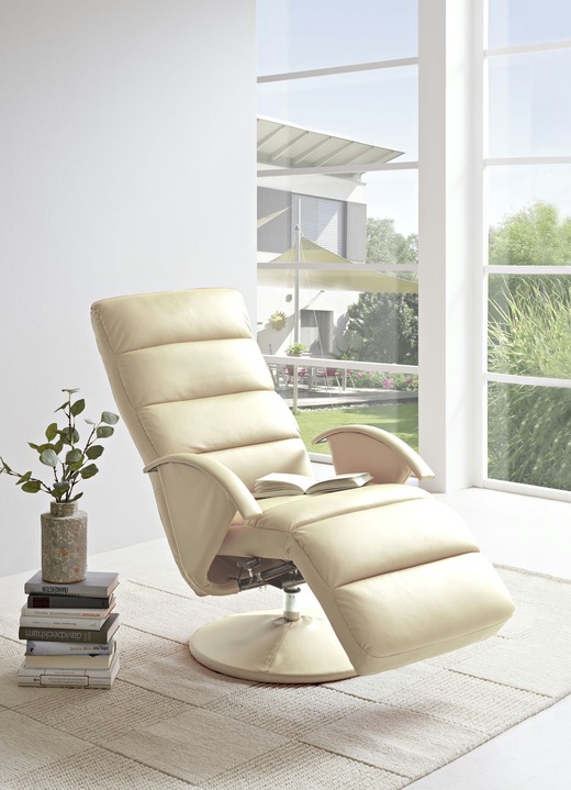 TV-Sessel / Relax-Sessel - Moderner Relaxsessel, in Farbe CREME Ansicht 1