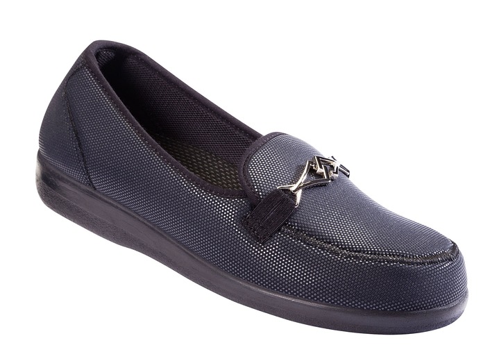 Damen Stretch Slipper In 2 Farben Schuhe Bader