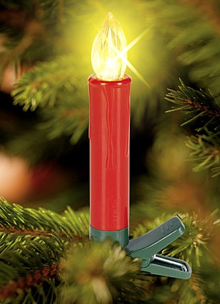 Weihnachtsbaumkerzen-Set, 15-teilig