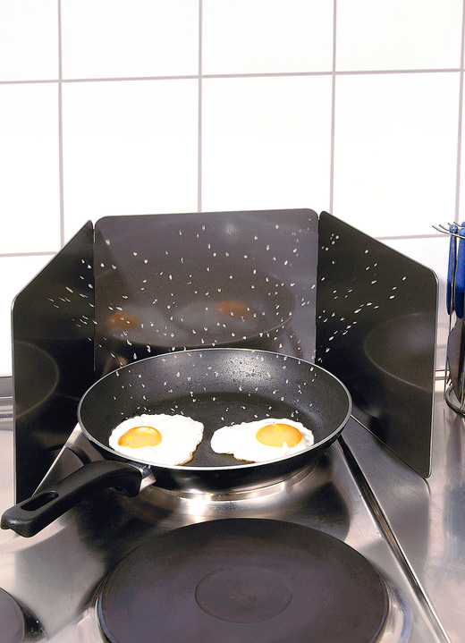 Haushaltshelfer - Spritzschutz aus Metall, in Farbe GRAU Ansicht 1