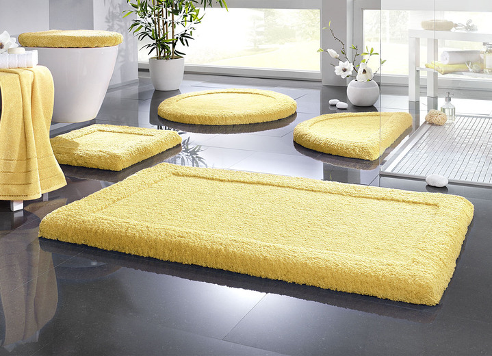 Badgarnituren - Premium Badgarnitur Superfine Microfaser Ansicht 26 Badgarnituren - Premium Badgarnitur Superfine Microfaser, in Größe 100 (Vorleger halbrund, 50/ 80 cm) bis 110 (Hänge-WC-Garnitur, 2-teilig), in Farbe DUNKELBLAU Ansicht 26