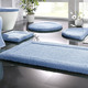 Badgarnituren - Premium Badgarnitur Superfine Microfaser – Farbe HELLBLAU – Ansicht 1 Badgarnituren - Premium Badgarnitur Superfine Microfaser, in Größe 100 (Vorleger halbrund, 50/ 80 cm) bis 110 (Hänge-WC-Garnitur, 2-teilig), in Farbe HELLBLAU – Farbe HELLBLAU – Ansicht 1