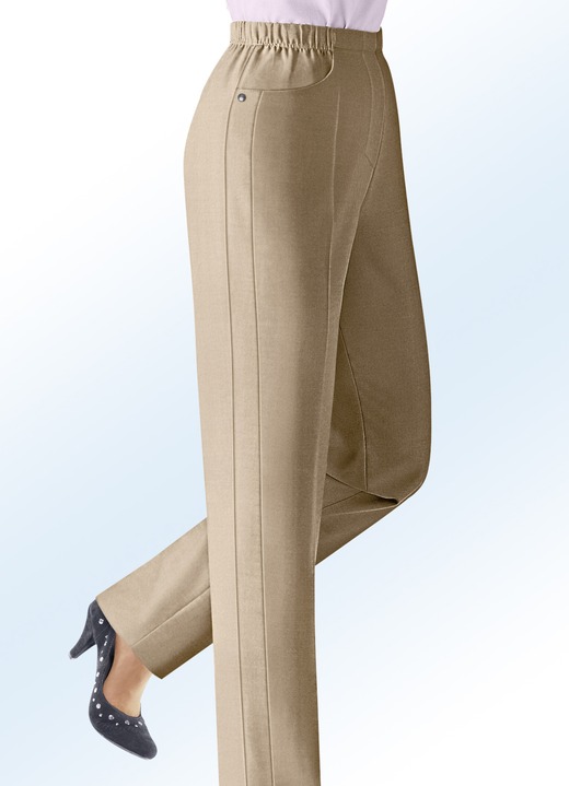 Hosen - Hose in Schlupfform Hosen - Hose in Schlupfform, in Größe 019 bis 235, in Farbe BEIGE