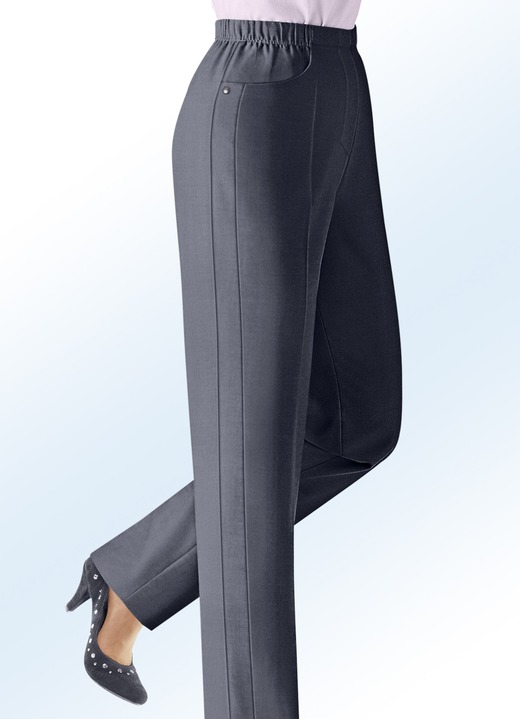 Hosen - Hose in Schlupfform, in Größe 019 bis 235, in Farbe MARINE Ansicht 5