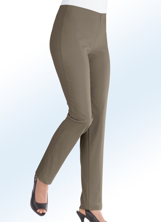 Hosen in Schlupfform - Hose in Schlupfform in 14 Farben Ansicht 6 Hosen in Schlupfform - Hose in Schlupfform in 14 Farben, in Größe 017 bis 052, in Farbe BEIGE Ansicht 6