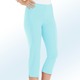 7/8-Hosen, Capris, Bermudas - Caprihose in 14 Farben – Farbe AQUA 7/8-Hosen, Capris, Bermudas - Caprihose in 14 Farben, in Größe 017 bis 052, in Farbe AQUA