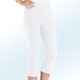 7/8-Hosen, Capris, Bermudas - Caprihose in 14 Farben – Farbe WEISS 7/8-Hosen, Capris, Bermudas - Caprihose in 14 Farben, in Größe 017 bis 052, in Farbe AQUA