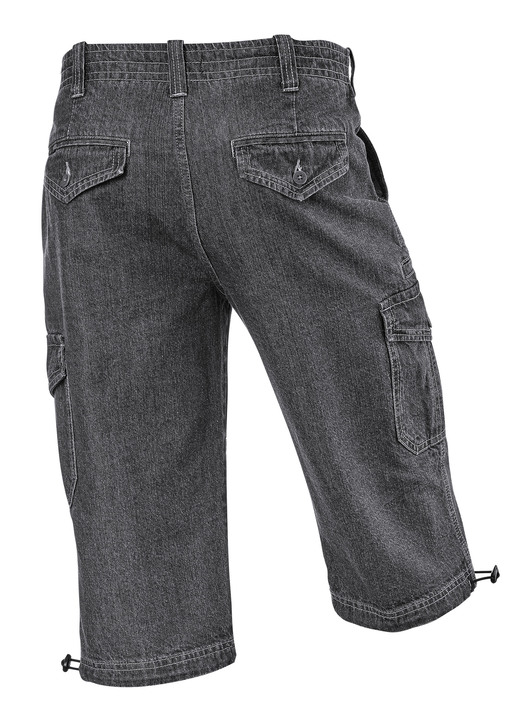 Shorts & Bermudas - Jeans-Bermudas mit Cargotaschen in 3 Farben, in Größe 024 bis 060, in Farbe JEANSBLAU Ansicht 7