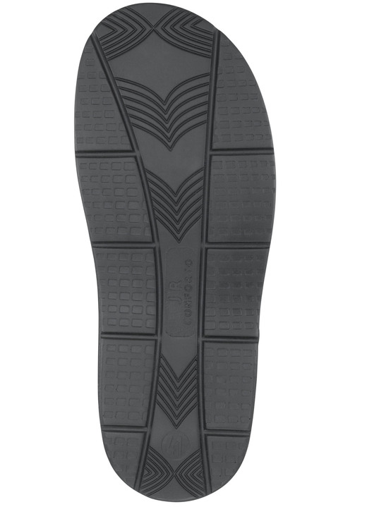 Sandalen & Pantoletten - Gemini, klassische Herren-Sandalen, mit Klettverschluss, in Größe 039 bis 046, in Farbe SCHWARZ Ansicht 3