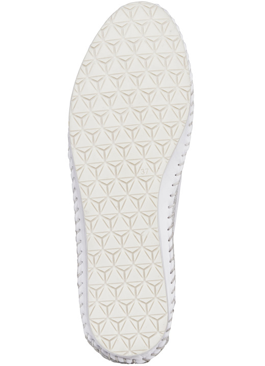 Slipper & Schnürschuhe - Andrea Conti Mokassin-Slipper aus Rind-Nappaleder, in Größe 036 bis 043, in Farbe WEISS Ansicht 3