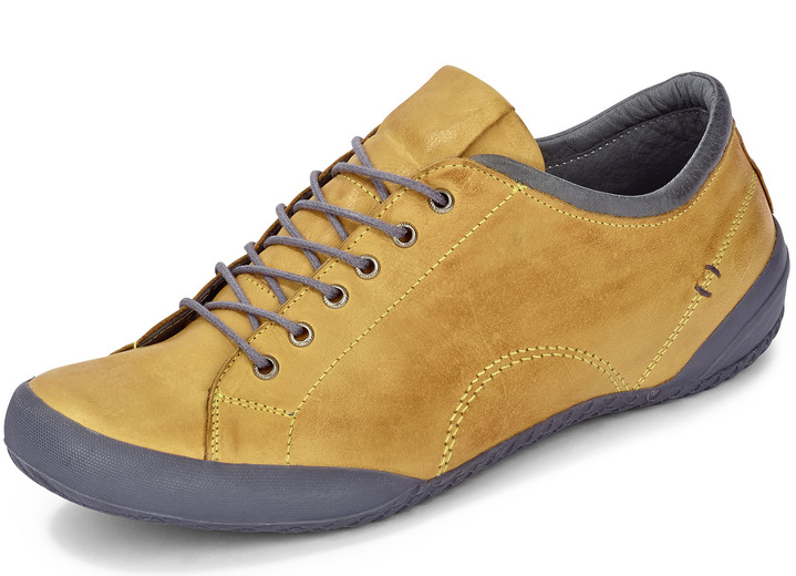 Slipper & Schnürschuhe - Andrea Conti, klassische Damen-Schnürschuhe, mit herausnehmbarem Lederfußbett, in Größe 036 bis 042, in Farbe KIESEL Ansicht 10