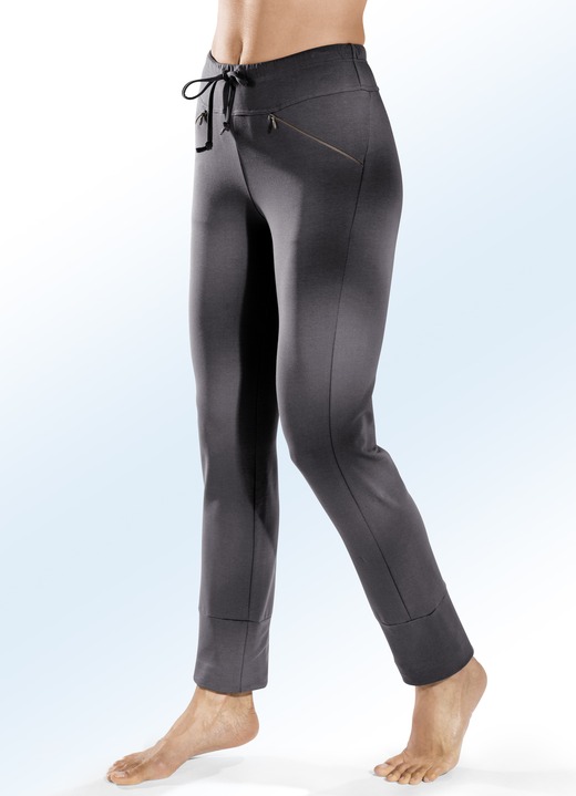 Hosen - Hose mit bequemem Dehnbund, in Größe 018 bis 056, in Farbe ANTHRAZIT Ansicht 1