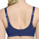 Soft-BH - Glamorise Minimizer-BH mit elastischer Spitze, in Größe 080 bis 110, in Cup F, in Farbe WEISS – Farbe MARINE – Ansicht 2