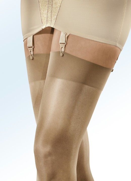 Strümpfe & Strumpfhosen - Dreierpack Feinstrümpfe, 20 den, in Größe 1 (Schuhgr. 35,36,37) bis 3 (Schuhgr. 41+42), in Farbe HAUT Ansicht 1