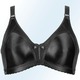 Soft-BH - Naturana Minimizer-BH mit vorgeformten Cups – Farbe SCHWARZ – Ansicht 4 Soft-BH - Naturana Minimizer-BH mit vorgeformten Cups, in Größe 075 bis 105, in Cup B, in Farbe ZARTAPRICOT – Farbe SCHWARZ – Ansicht 4