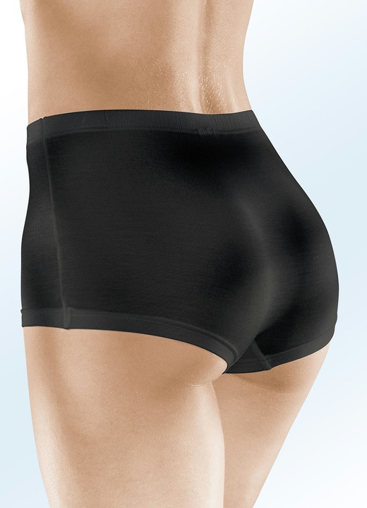 Slips - Viererpack Pants mit Gummizug im Bund, in Größe 036 bis 050, in Farbe 4X WEISS Ansicht 2