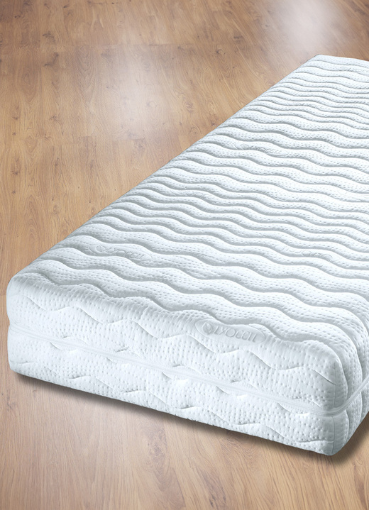 Matratzen & Topper - Ergonomischer Liegekomfort mit 7-Zonen-Matratzen von Hemafa, in Größe 129 (80/190 cm) bis 136 (160/200 cm), in Farbe , in Ausführung 7-Zonen-Cellflex-Matratze mit Lüftungssystem Ansicht 1