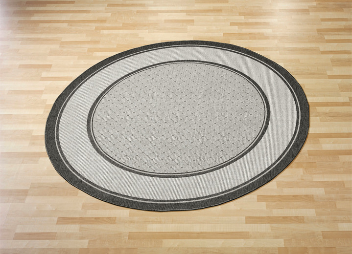 Modern - Teppiche in Sisal-Optik für den Innen- und Außenbereich Ansicht 4 Modern - Teppiche in Sisal-Optik für den Innen- und Außenbereich, in Größe 111 (Brücke, 60x110 cm) bis 306 (Teppich, ø 200 cm), in Farbe BLAU Ansicht 4