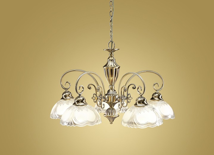 - Pendelleuchte, 5-flammig, in Farbe BRONZE