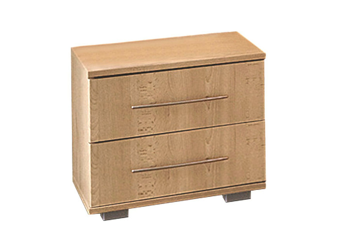 Schlafzimmerschränke - Schlafzimmerprogramm mit Komfortbetten, in Farbe WEISS, in Ausführung Nachttisch Ansicht 11