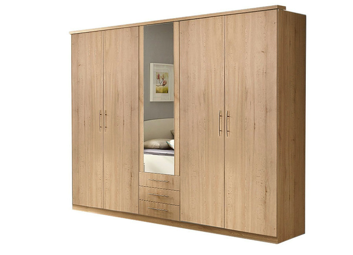 Schlafzimmerschränke - Schlafzimmerprogramm mit Komfortbetten, in Farbe WEISS, in Ausführung Nachttisch Ansicht 15