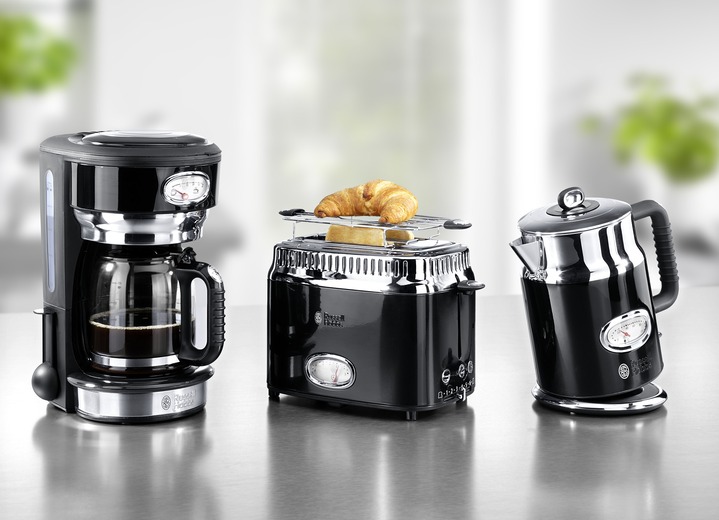 - Russel Hobbs Frühstücksserie Retro, in Farbe SCHWARZ, in Ausführung Toaster