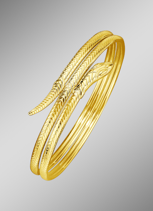 Armbänder - Flexibler, massiver Schlangen-Armreif, in Farbe  Ansicht 1