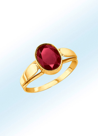 Schicker Damenring mit echt Granat
