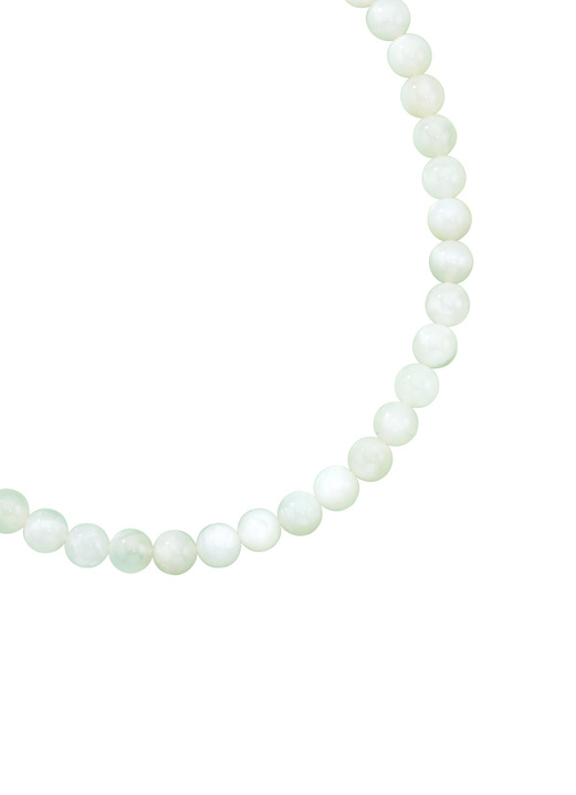 - Halskette oder Armband mit Natur-Mondstein, in Farbe , in Ausführung Armband, Länge 19 cm Ansicht 2