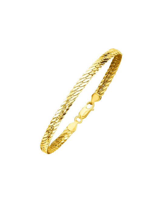 Armbänder - Edles Panzerarmband, 4 mm stark Ansicht 2 Armbänder - Edles Panzerarmband, 4 mm stark, in Farbe  Ansicht 2