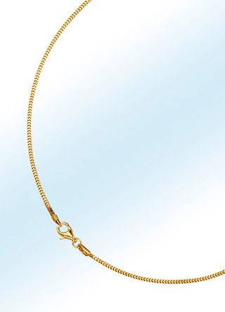 Massive Vierkant-Schlangen-Halskette, 1,5 mm stark