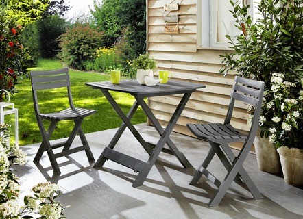 Balkon-Set, 3-teilig