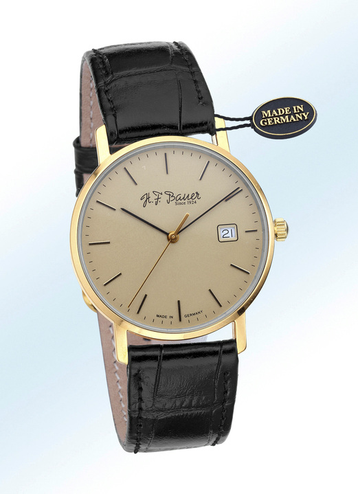Herrenuhr Mit Massivem Goldgehause 585
