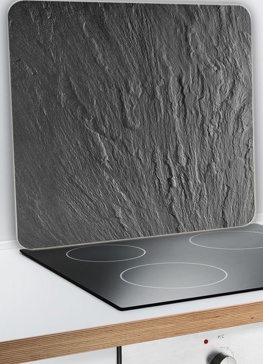 Haushaltshelfer - Wenko Wandblende aus Glas, Schiefer, in Farbe SCHIEFER Ansicht 2