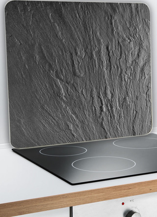 Wenko Wandblende aus Glas, Schiefer