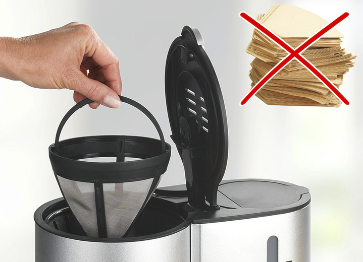Haushaltshelfer - Kaffee-Dauerfilter, in Farbe SCHWARZ Ansicht 2