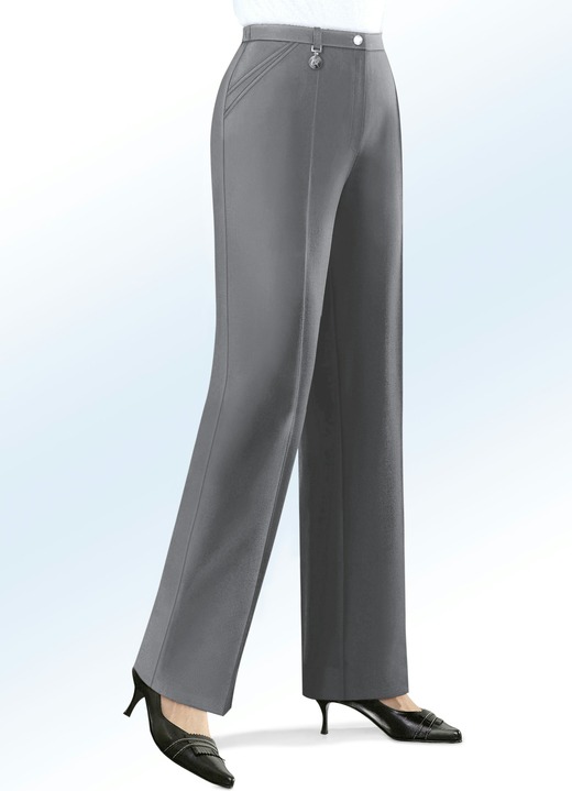 Hosen - Komforthose, in Größe 019 bis 100, in Farbe DUNKELGRAU Ansicht 2