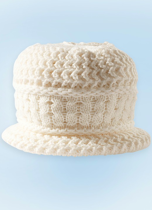 - Mollig warmer Hut, in Farbe WOLLWEIß