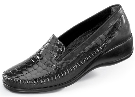 Gemini Slipper mit Krokoprägung