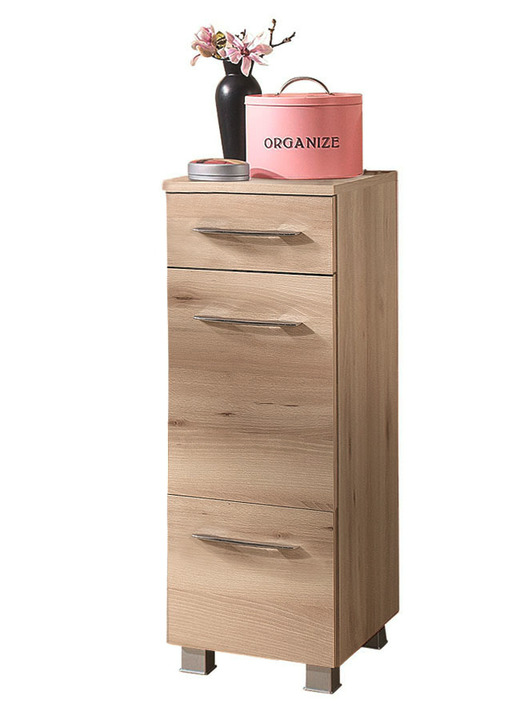 Badezimmermöbel - Badmöbel-Programm, auch hängend montierbar Ansicht 20 Badezimmermöbel - Badmöbel-Programm, auch hängend montierbar, in Farbe WEISS, in Ausführung Hängeschrank, 1-türig Ansicht 20